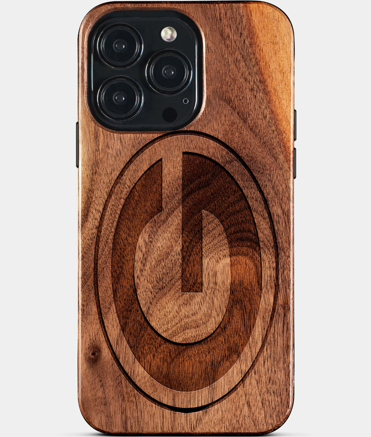 Custom Green Bay Packers iPhone 15/15 Pro/15 Pro Max/15 Plus Case - Wood Packers Cover - Eco-friendly Green Bay Packers iPhone 15 Case - Carved Wood Custom Green Bay Packers Gift For Him - Monogrammed Personalized iPhone 15 Cover By Aldergrove & Oak