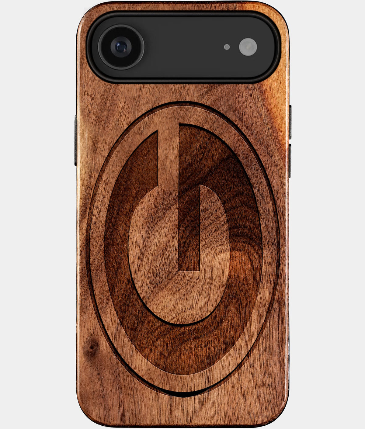 Eco-friendly Green Bay Packers iPhone 17 Air Case - Carved Wood Custom Green Bay Packers Gift For Him - Monogrammed Personalized iPhone 17 Air Cover By Aldergrove & Oak