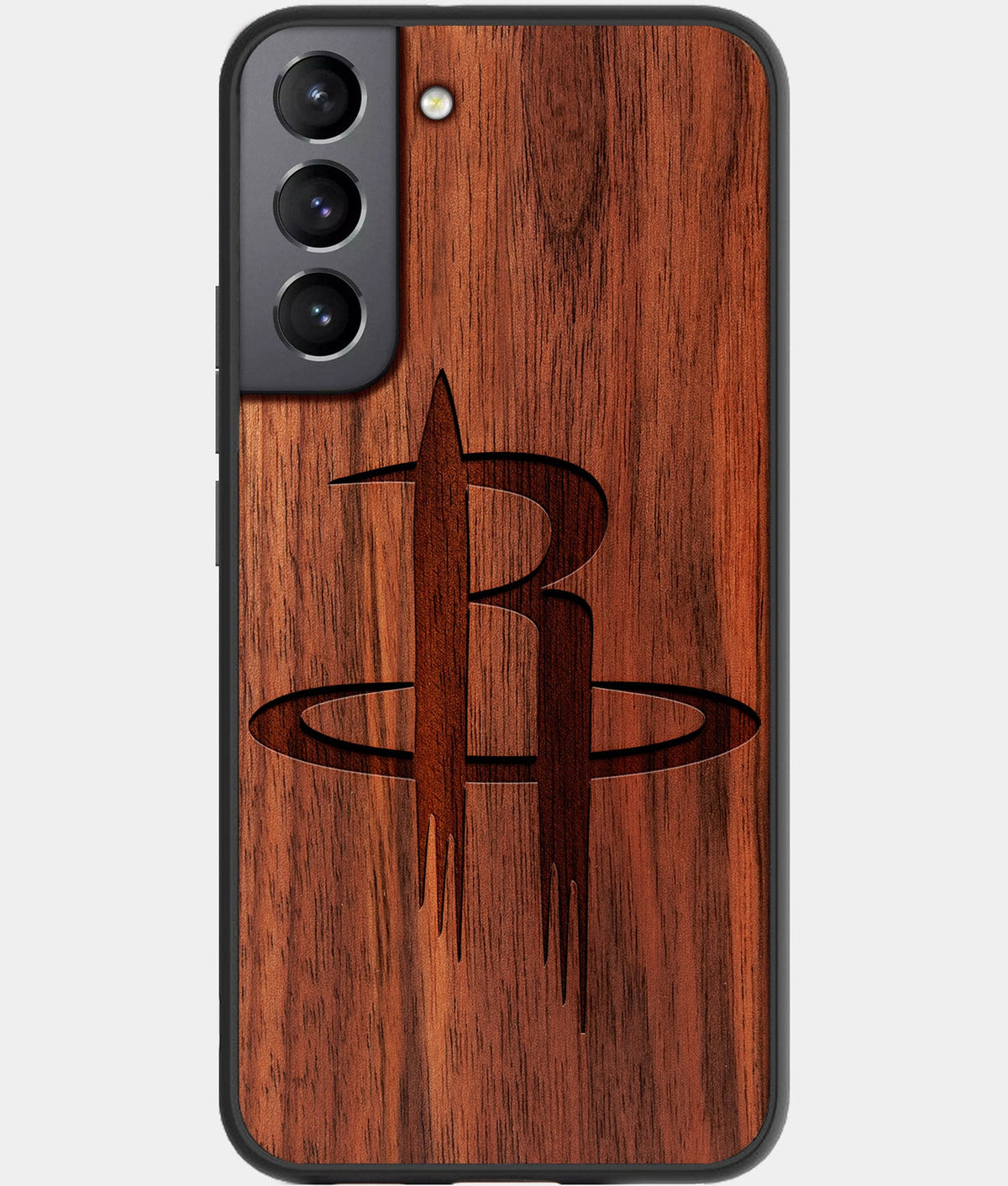 Best Wood Houston Rockets Galaxy S23 Case - Custom Engraved Cover - Aldergrove & Oak