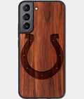 Best Wood Indianapolis Colts Samsung Galaxy S23 Case - Custom Engraved Cover - Aldergrove & Oak
