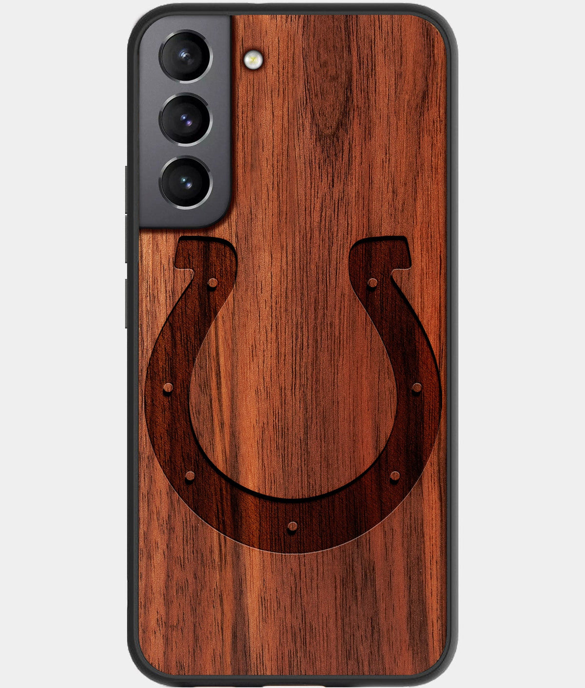 Best Wood Indianapolis Colts Samsung Galaxy S23 Case - Custom Engraved Cover - Aldergrove & Oak