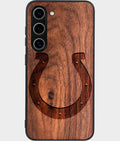 Best Wood Indianapolis Colts Samsung Galaxy S26 Case - Custom Engraved Cover - Aldergrove & Oak