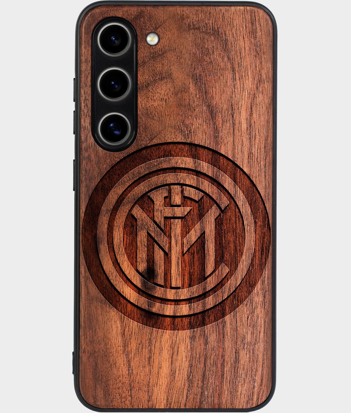 Best Wood Inter Milan FC Samsung Galaxy S24 Case - Custom Engraved Cover - Aldergrove & Oak