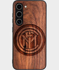 Best Wood Inter Milan FC Samsung Galaxy S25 Case - Custom Engraved Cover - Aldergrove & Oak