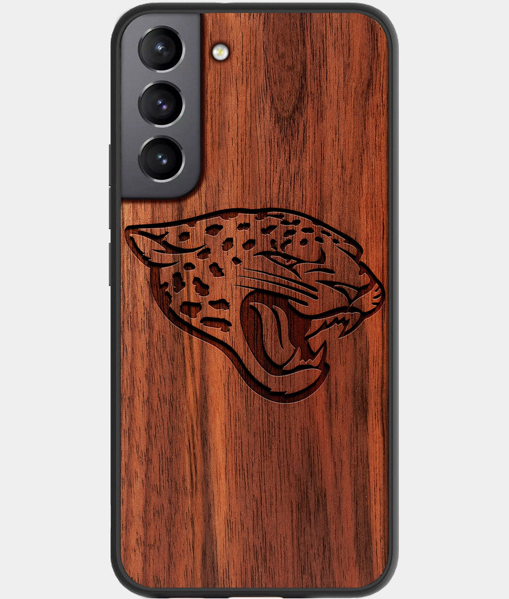 Best Wood Jacksonville Jaguars Samsung Galaxy S23 Case - Custom Engraved Cover - Aldergrove & Oak