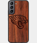 Best Wood Jacksonville Jaguars Samsung Galaxy S23 Case - Custom Engraved Cover - Aldergrove & Oak