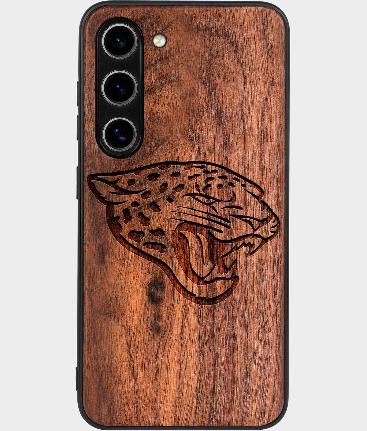 Best Wood Jacksonville Jaguars Samsung Galaxy S24 Case - Custom Engraved Cover - Aldergrove & Oak