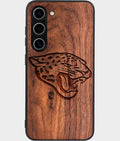 Best Wood Jacksonville Jaguars Samsung Galaxy S25 Case - Custom Engraved Cover - Aldergrove & Oak