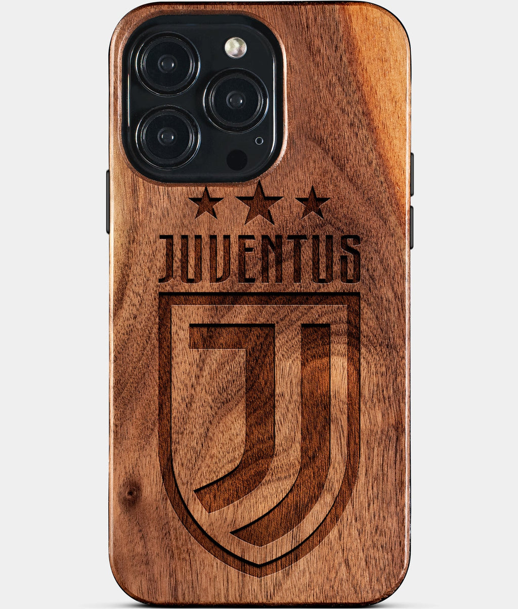 Custom Juventus Club iPhone 15/15 Pro/15 Pro Max/15 Plus Case - Wood Juventus Club Cover - Eco-friendly Juventus FC iPhone 15 Case - Carved Wood Custom Juventus FC Gift For Him - Monogrammed Personalized iPhone 15 Cover By Aldergrove & Oak