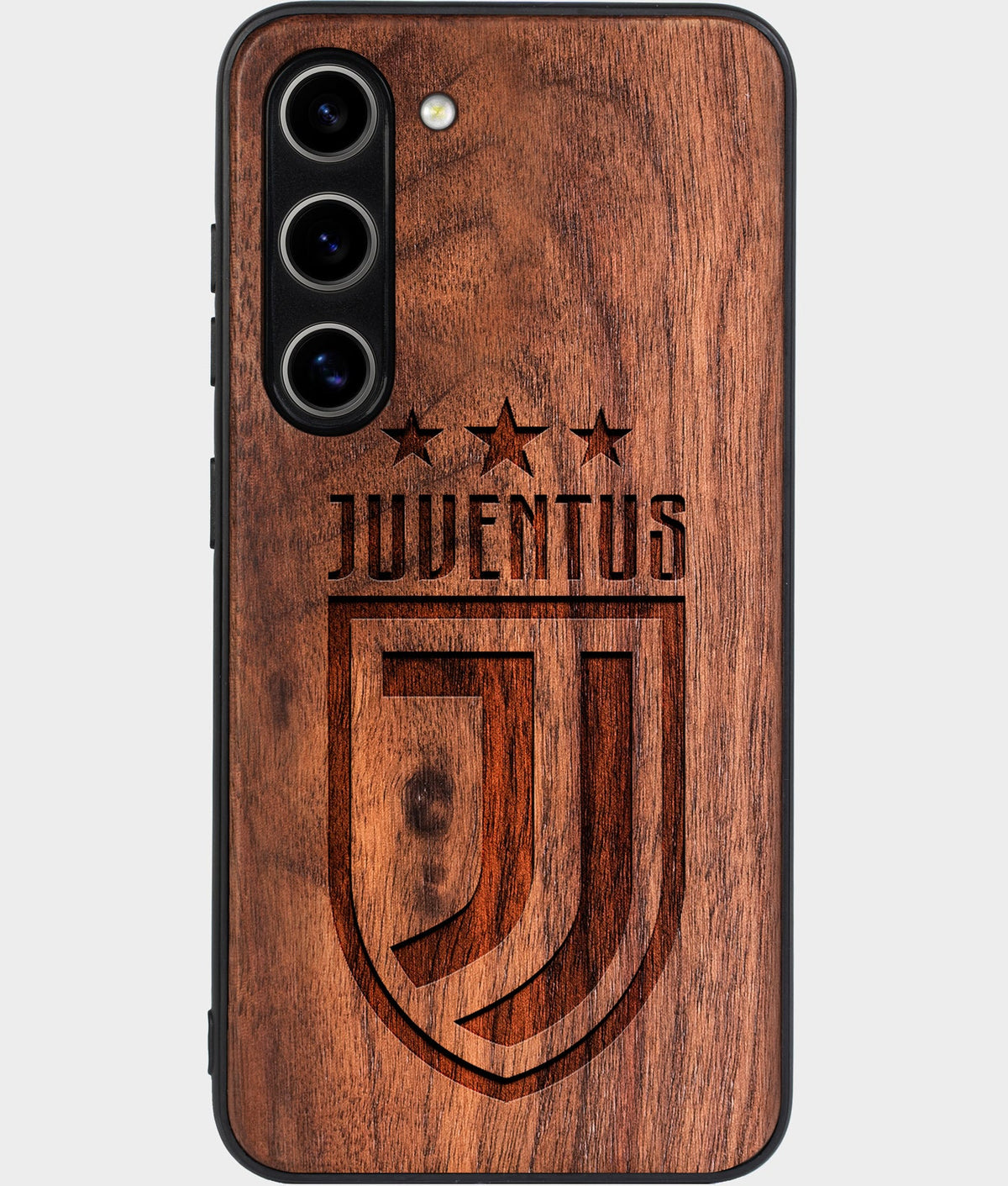Best Wood Juventus Club Galaxy S24 Case - Custom Engraved Cover - Aldergrove & Oak