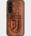 Best Wood Juventus Club Samsung Galaxy S24 Case - Custom Engraved Cover - Aldergrove & Oak