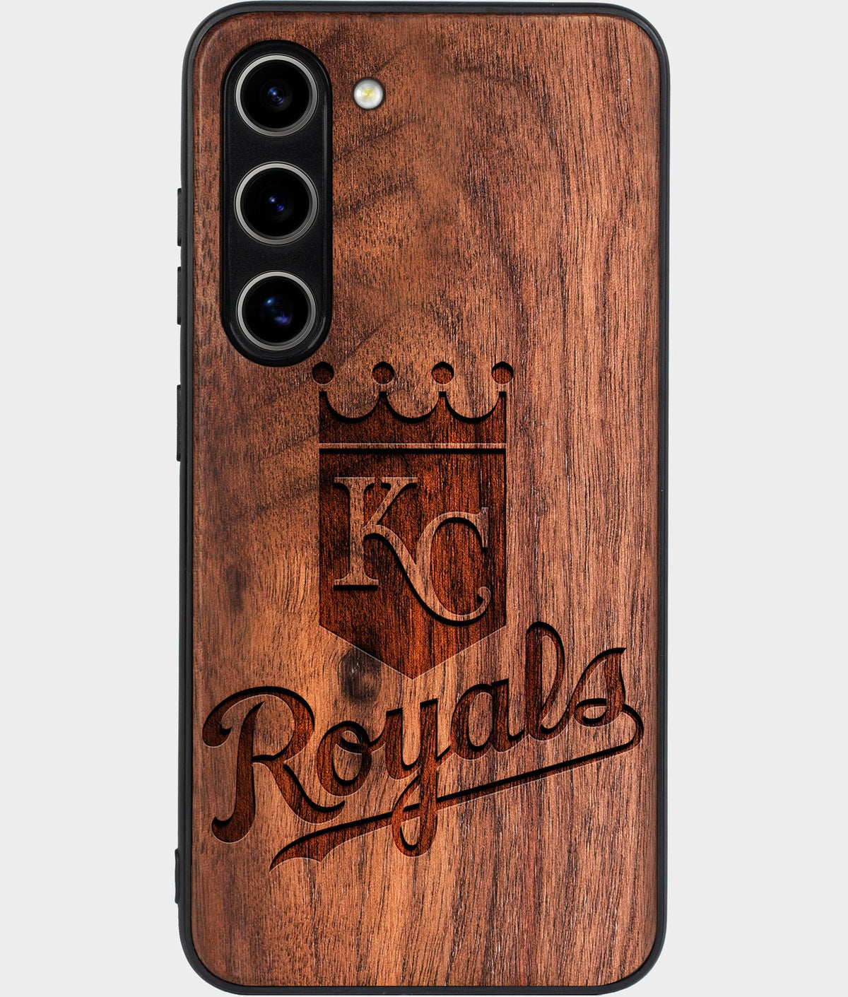 Best Wood Kansas City Royals Samsung Galaxy S24 Case - Custom Engraved Cover - Aldergrove & Oak