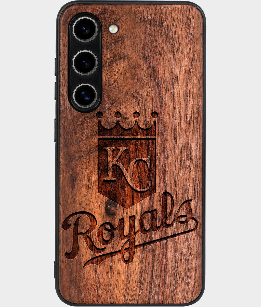 Best Wood Kansas City Royals Galaxy S26 Case - Custom Engraved Cover - Aldergrove & Oak