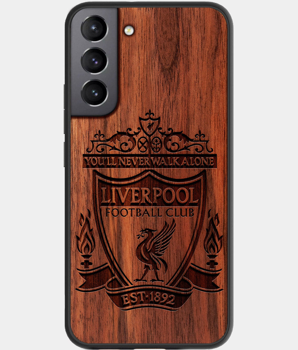 Best Wood Liverpool F.C. Samsung Galaxy S23 Case - Custom Engraved Cover - Aldergrove & Oak
