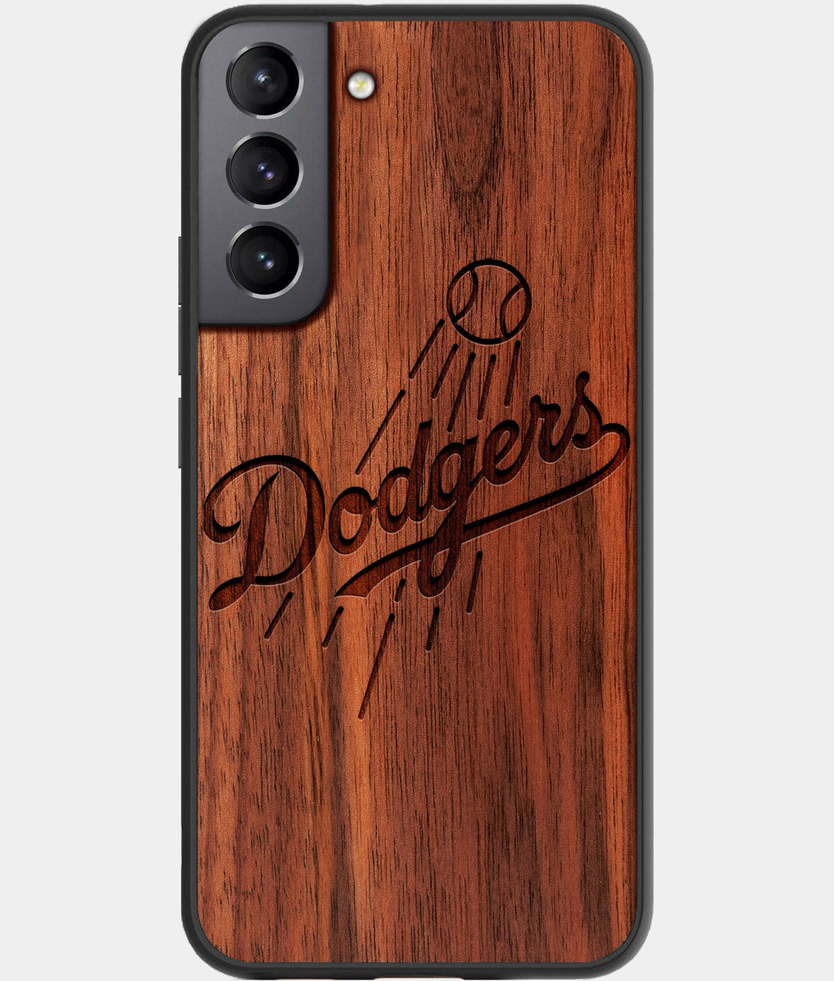 Best Wood Los Angeles Dodgers Samsung Galaxy S23 Case - Custom Engraved Cover - CoverClassic - Aldergrove & Oak