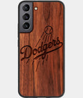 Best Wood Los Angeles Dodgers Samsung Galaxy S23 Case - Custom Engraved Cover - Aldergrove & Oak