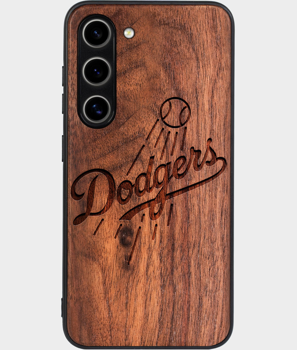 Best Wood Los Angeles Dodgers Samsung Galaxy S24 Case - Custom Engraved Cover - Aldergrove & Oak