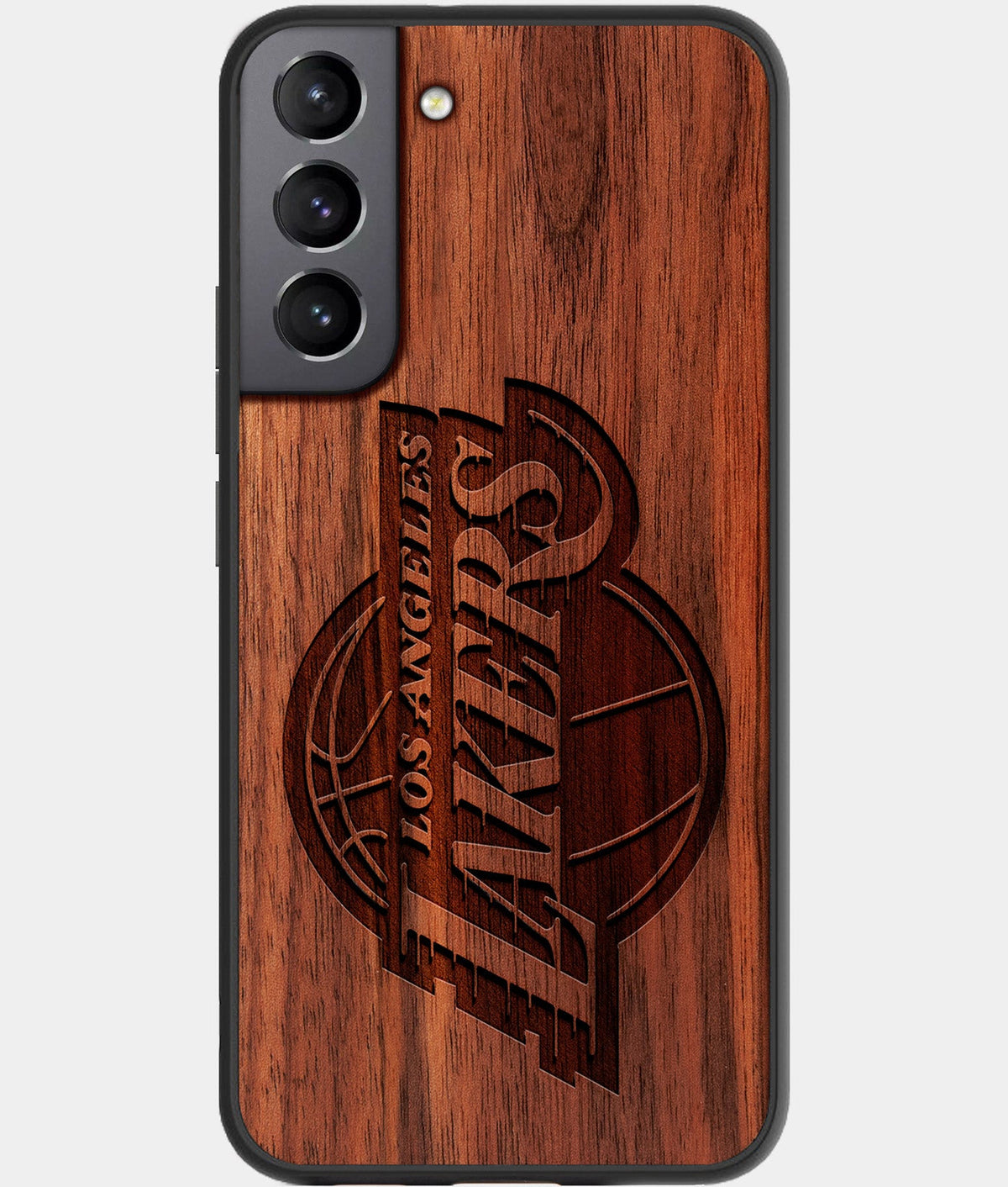 Best Wood Los Angeles Lakers Samsung Galaxy S23 Case - Custom Engraved Cover - Aldergrove & Oak