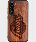 Best Wood Los Angeles Lakers Samsung Galaxy S26 Case - Custom Engraved Cover - Aldergrove & Oak