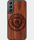 Best Wood Manchester City F.C. Samsung Galaxy S23 Case - Custom Engraved Cover - Aldergrove & Oak