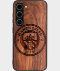 Best Wood Manchester City F.C. Samsung Galaxy S26 Case - Custom Engraved Cover - Aldergrove & Oak