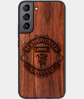 Best Wood Manchester United F.C. Samsung Galaxy S23 Case - Custom Engraved Cover - Aldergrove & Oak