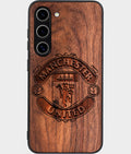 Best Wood Manchester United F.C. Samsung Galaxy S25 Case - Custom Engraved Cover - Aldergrove & Oak