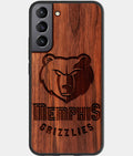 Best Wood Memphis Grizzlies Samsung Galaxy S23 Case - Custom Engraved Cover - Aldergrove & Oak