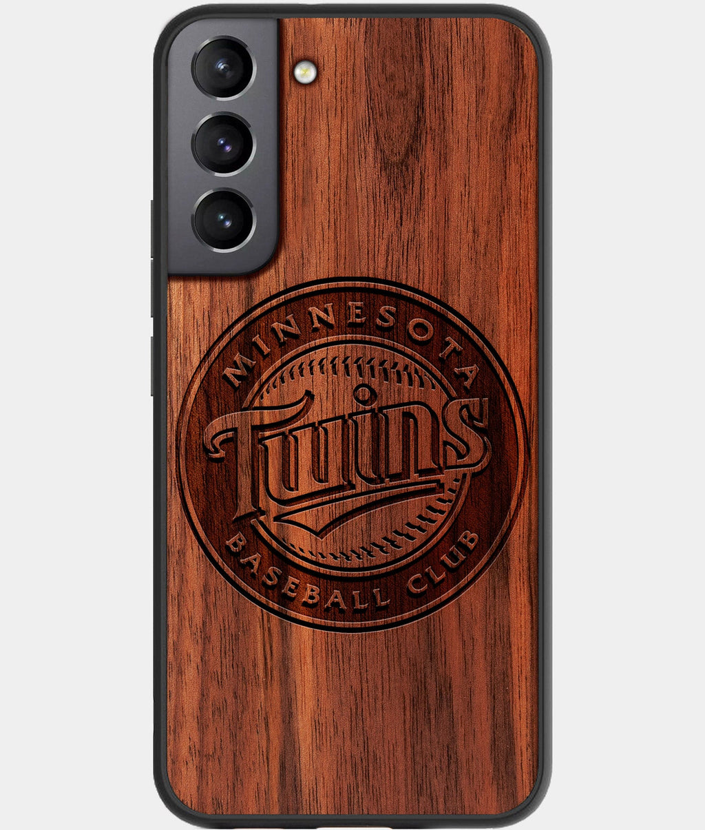 Best Wood Minnesota Twins Galaxy S23 Case - Custom Engraved Cover - Aldergrove & Oak