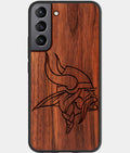 Best Wood Minnesota Vikings Samsung Galaxy S23 Case - Custom Engraved Cover - Aldergrove & Oak