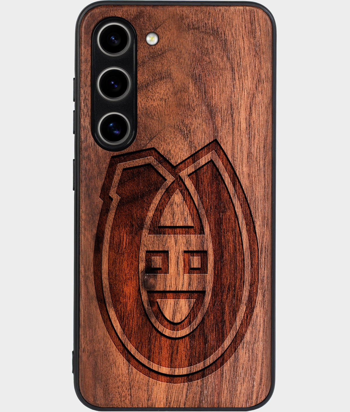 Best Wood Montreal Canadiens Samsung Galaxy S24 Case - Custom Engraved Cover - Aldergrove & Oak