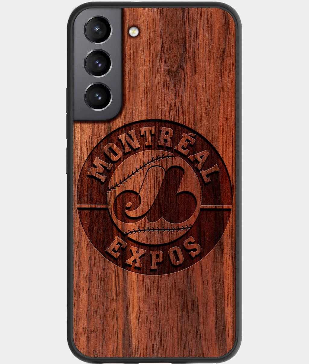 Best Wood Montreal Expos Galaxy S23 Case - Custom Engraved Cover - Aldergrove & Oak
