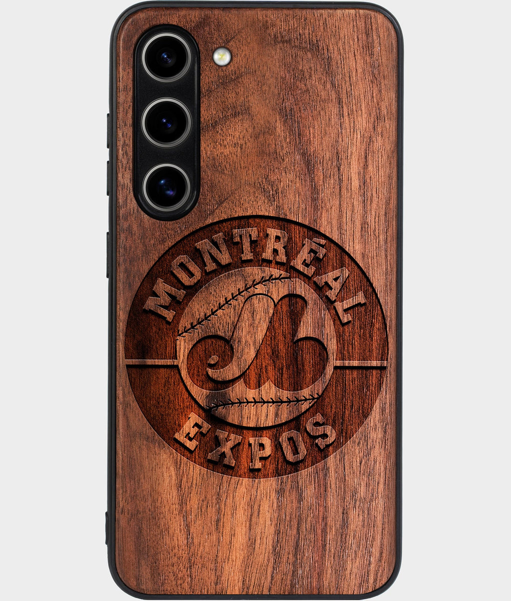 Best Wood Montreal Expos Samsung Galaxy S24 Case - Custom Engraved Cover - Aldergrove & Oak