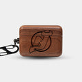 Custom New Jersey Devils Airpods Cases | AirPods Pro 3 | AirPods Pro 2 | AirPods 5 | AirPods 4 | AirPods 3 Case - Carved Wood Devils AirPods Cover - Eco-friendly New Jersey Devils AirPods Case - Custom New Jersey Devils Gift For Him - Monogrammed Personalized AirPods Cover By Aldergrove & Oak