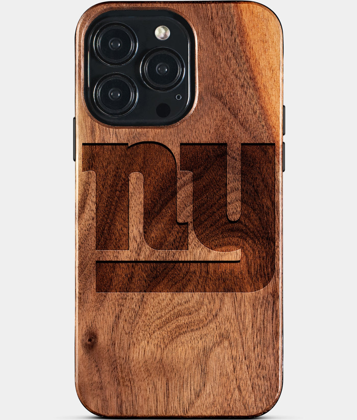 Custom New York Giants iPhone 15/15 Pro/15 Pro Max/15 Plus Case - Wood Giants Cover - Eco-friendly New York Giants iPhone 15 Case - Carved Wood Custom New York Giants Gift For Him - Monogrammed Personalized iPhone 15 Cover By Aldergrove & Oak