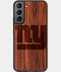 Best Wood New York Giants Samsung Galaxy S23 Case - Custom Engraved Cover - Aldergrove & Oak
