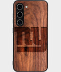 Best Wood New York Giants Samsung Galaxy S26 Case - Custom Engraved Cover - Aldergrove & Oak