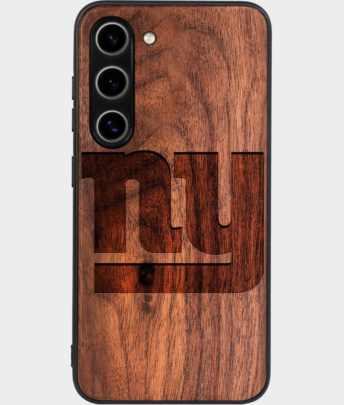 Best Wood New York Giants Samsung Galaxy S26 Case - Custom Engraved Cover - Aldergrove & Oak