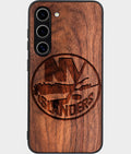 Best Wood New York Islanders Samsung Galaxy S25 Case - Custom Engraved Cover - Aldergrove & Oak