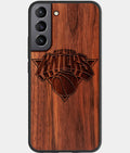Best Wood New York Knicks Samsung Galaxy S23 Case - Custom Engraved Cover - Aldergrove & Oak