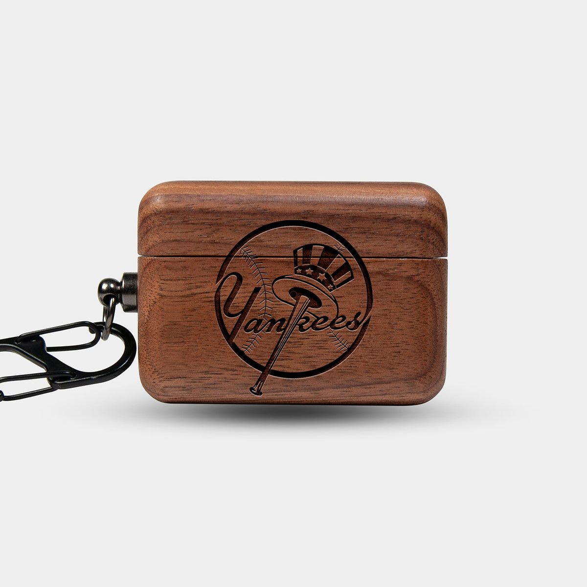 Custom New York Yankees Airpods Cases | AirPods Pro 3 | AirPods Pro 2 | AirPods 5 | AirPods 4 | AirPods 3 Case - Carved Wood Yankees AirPods Cover - Eco-friendly New York Yankees AirPods Case - Custom New York Yankees Gift For Him - Monogrammed Personalized AirPods Cover By Aldergrove & Oak