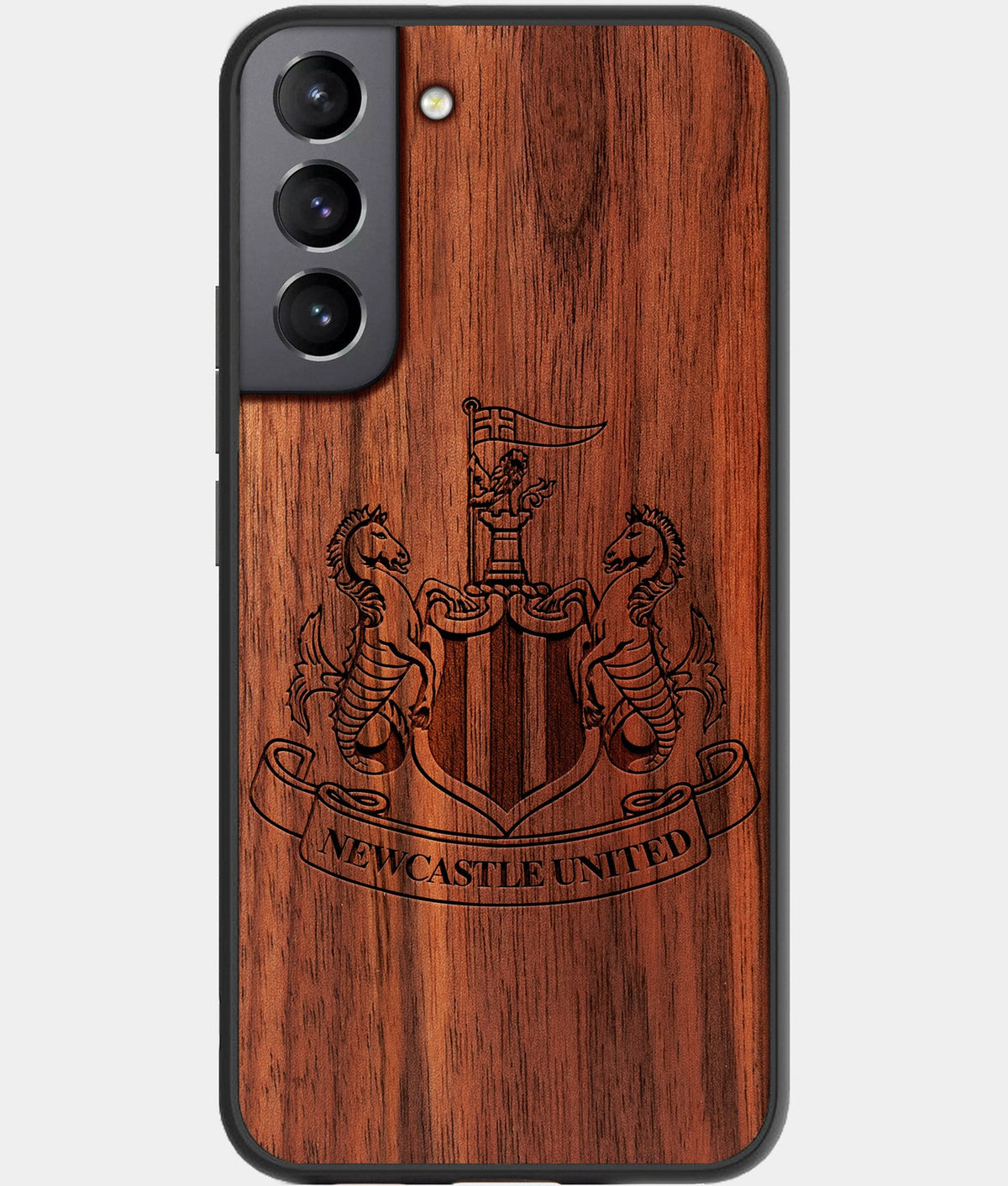 Best Wood Newcastle United F.C. Galaxy S23 Case - Custom Engraved Cover - Aldergrove & Oak