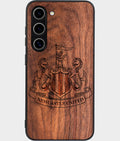 Best Wood Newcastle United F.C. Samsung Galaxy S24 Case - Custom Engraved Cover - Aldergrove & Oak