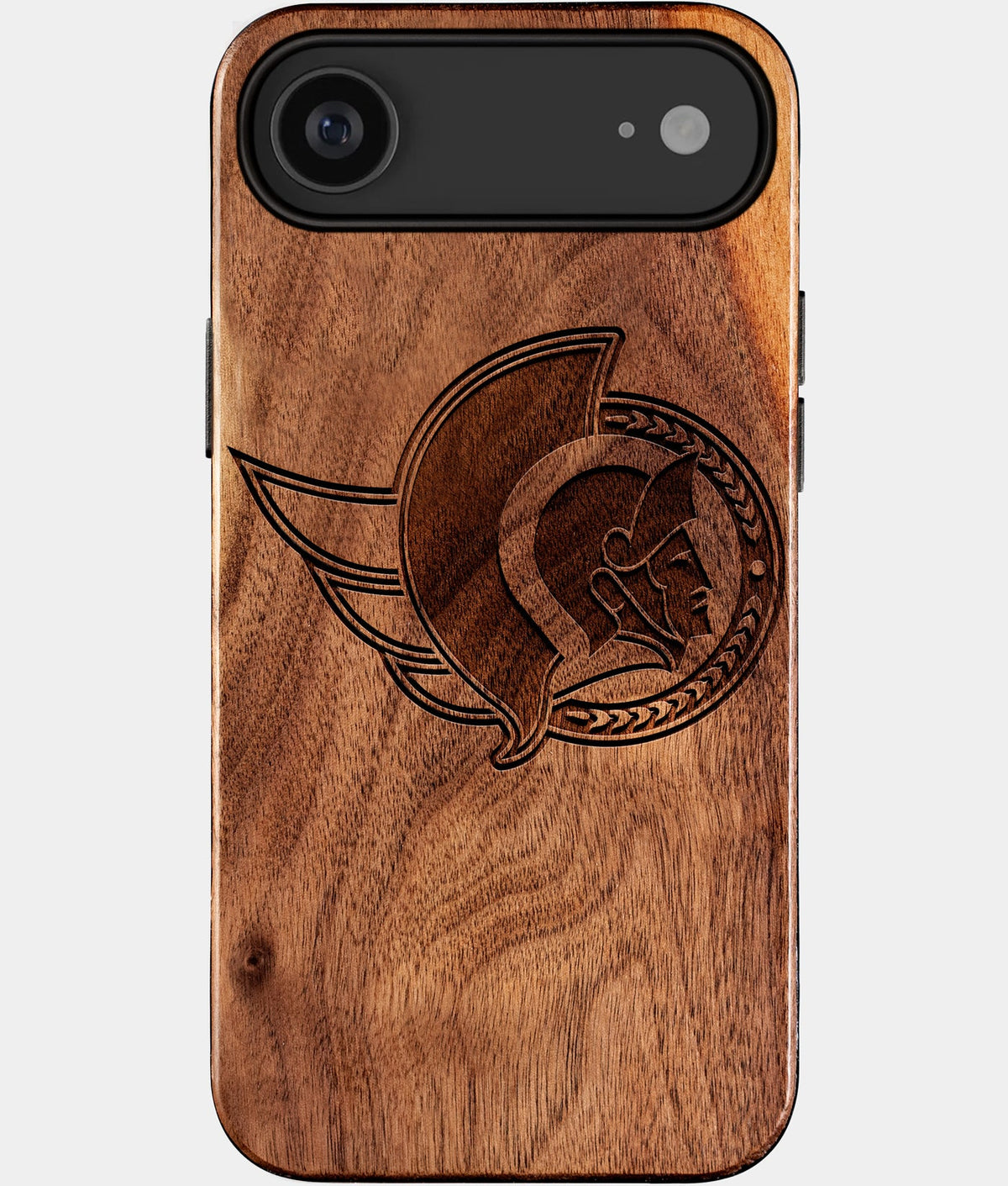 Eco-friendly Ottawa Senators iPhone 17 Air Case - Carved Wood Custom Ottawa Senators Gift For Him - Monogrammed Personalized iPhone 17 Air Cover By Aldergrove & Oak