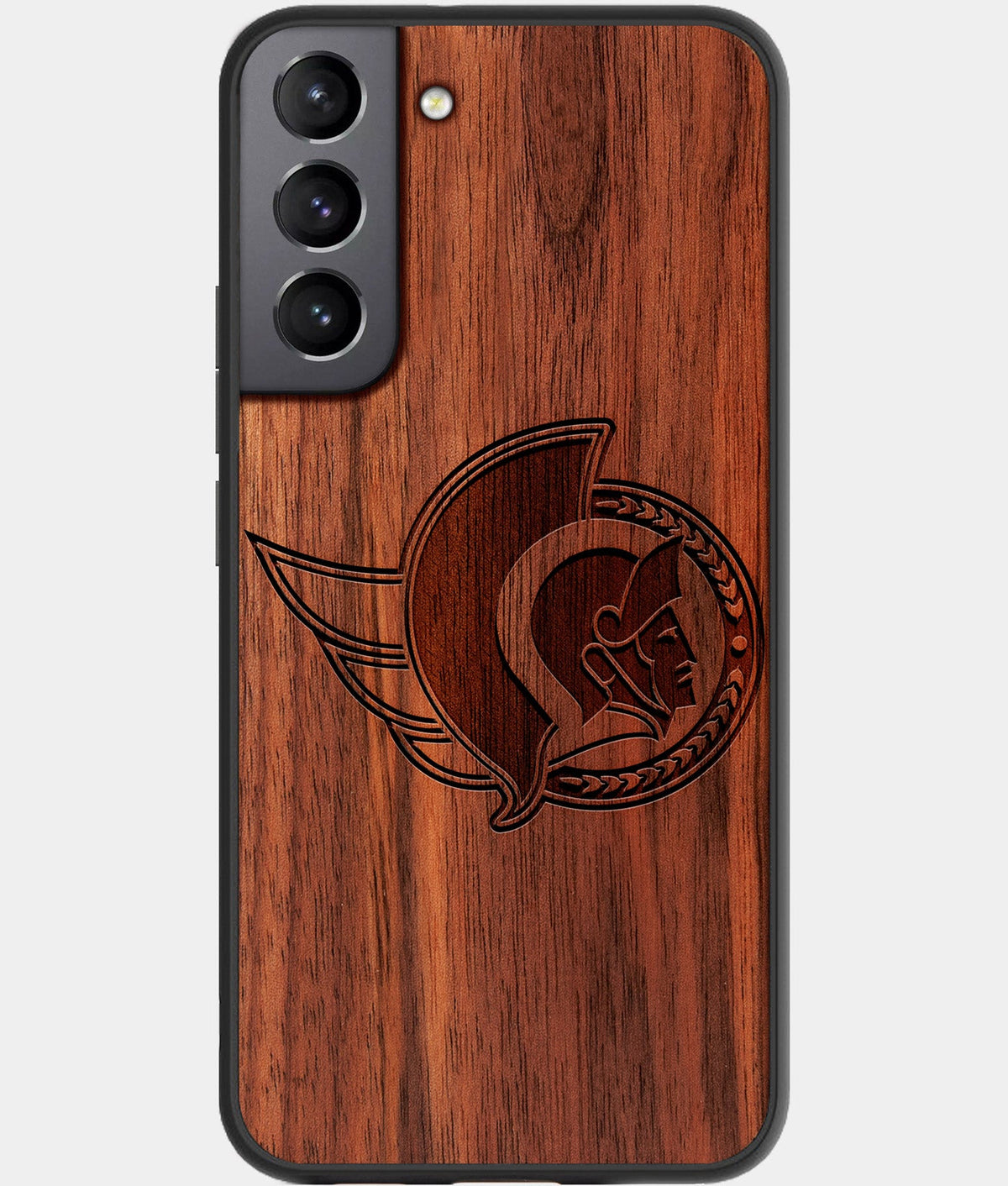Best Wood Ottawa Senators Samsung Galaxy S23 Case - Custom Engraved Cover - Aldergrove & Oak