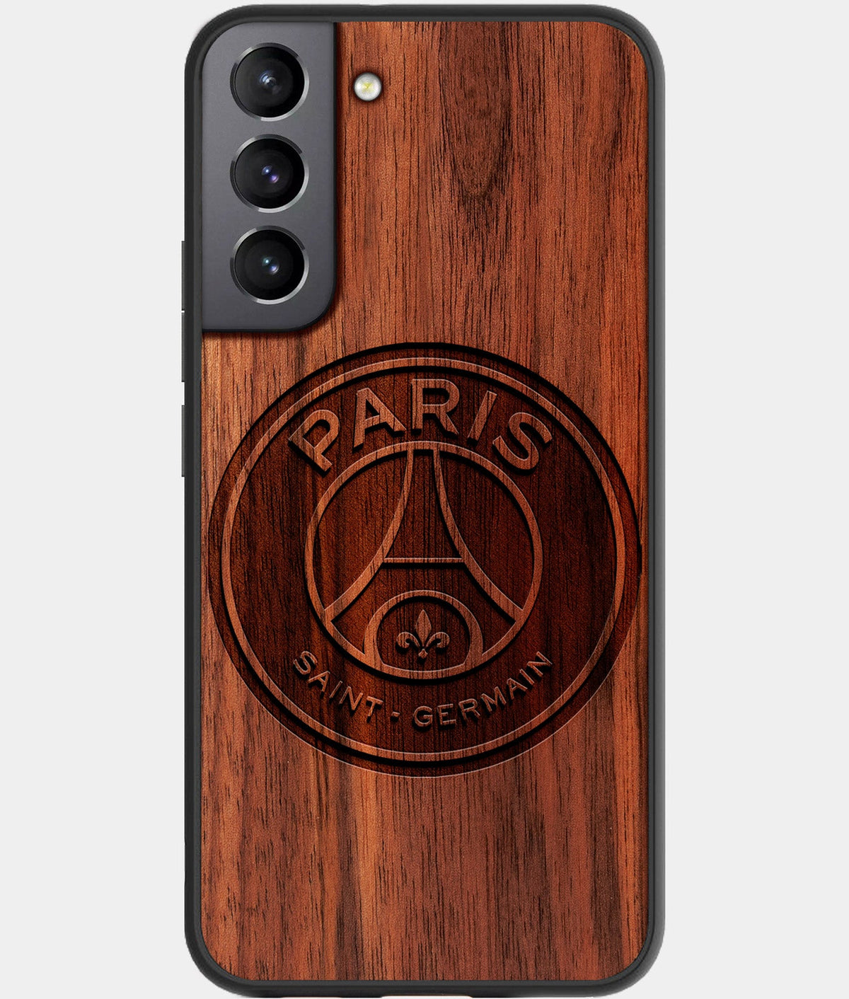 Best Wood Paris Saint Germain F.C. Samsung Galaxy S23 Case - Custom Engraved Cover - Aldergrove & Oak