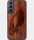 Best Wood Philadelphia Eagles Samsung Galaxy S23 Case - Custom Engraved Cover - Aldergrove & Oak
