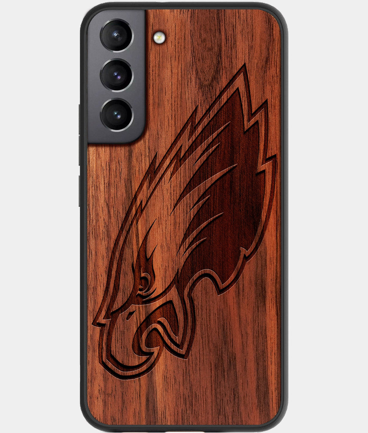 Best Wood Philadelphia Eagles Samsung Galaxy S23 Case - Custom Engraved Cover - Aldergrove & Oak