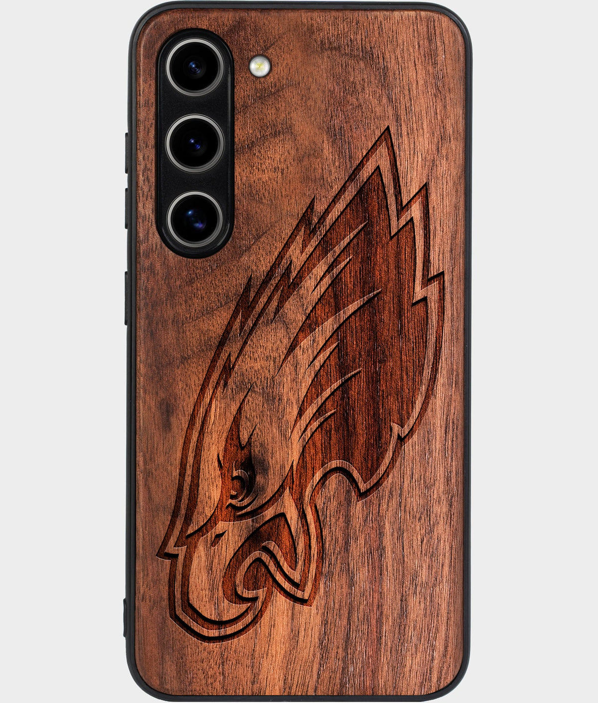 Best Wood Philadelphia Eagles Samsung Galaxy S26 Case - Custom Engraved Cover - Aldergrove & Oak