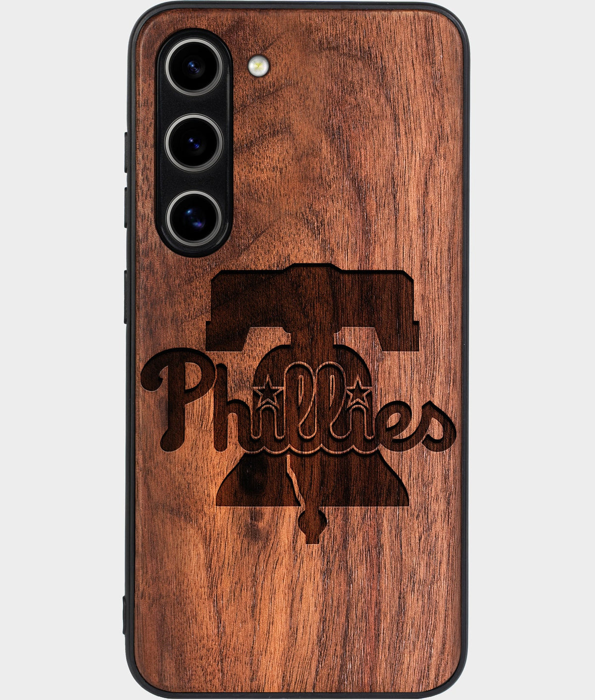 Best Wood Philadelphia Phillies Samsung Galaxy S26 Case - Custom Engraved Cover - Aldergrove & Oak